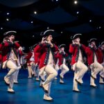 Military retirement ceremony with Old Guard at Conmy Hall