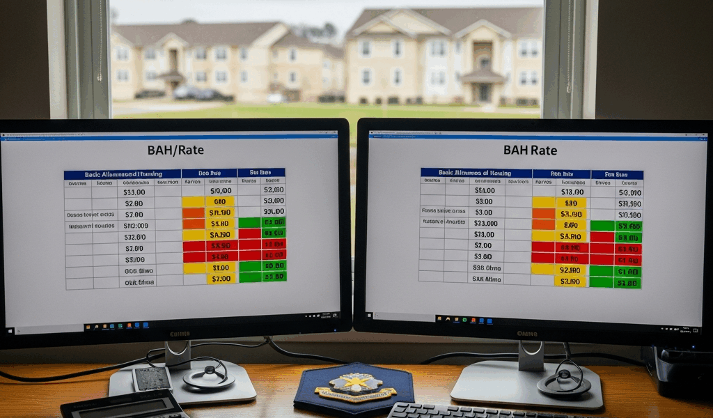 Military BAH With Dependents vs Without Explained