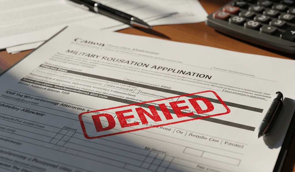 Military Housing Allowance Denied What to Do Now