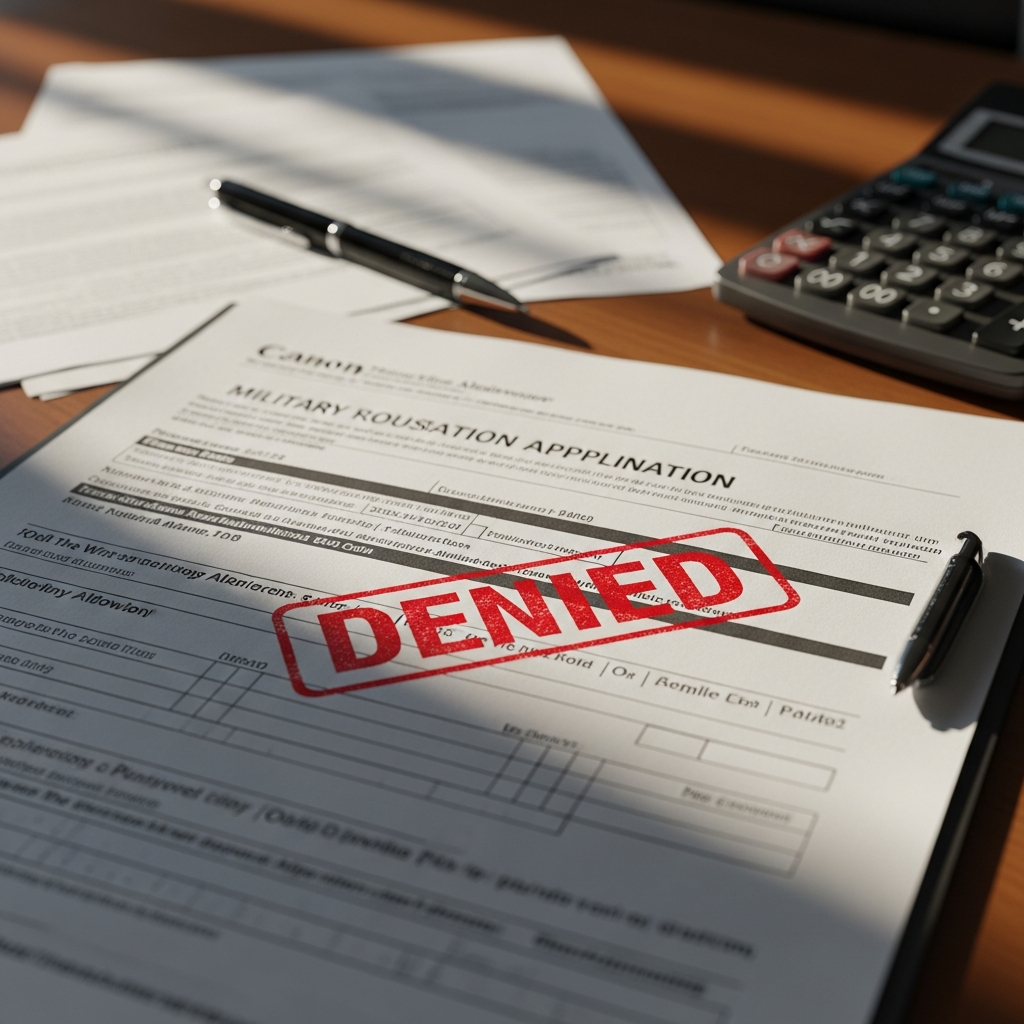 Military Housing Allowance Denied What to Do Now
