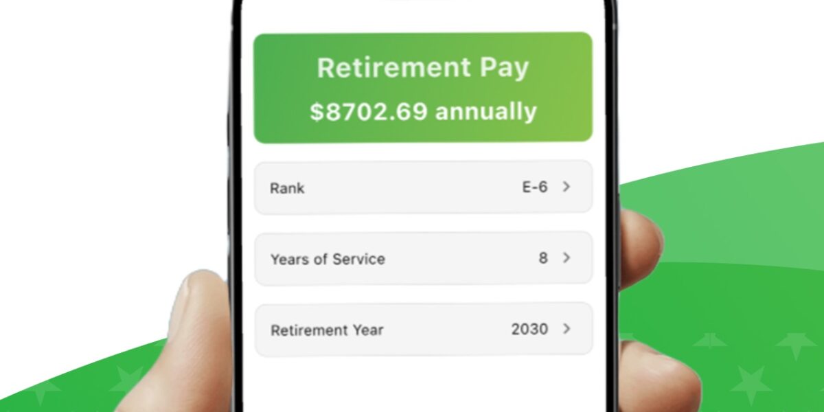 Retirement Pay by Rank — What 20-Year Pensions Actually Look Like in 2026