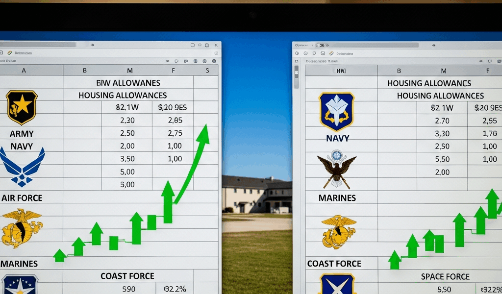 Military BAH 2026 vs 2025 What Changed