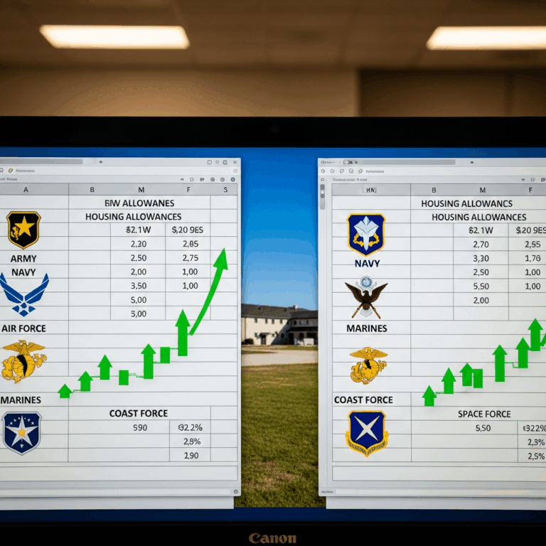 Military BAH 2026 vs 2025 What Changed
